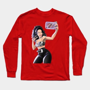 quintanilla selfie Long Sleeve T-Shirt